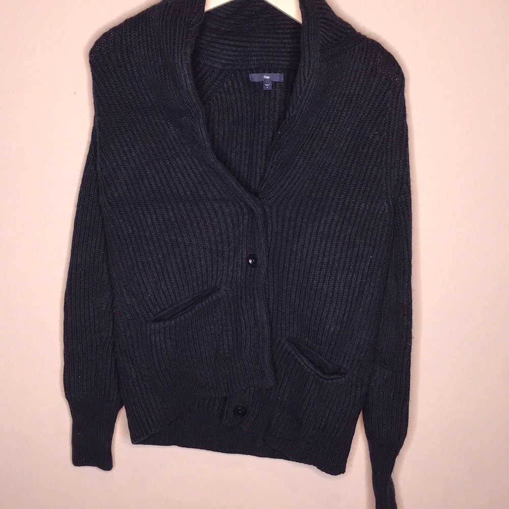 Gap Button up thick sweater